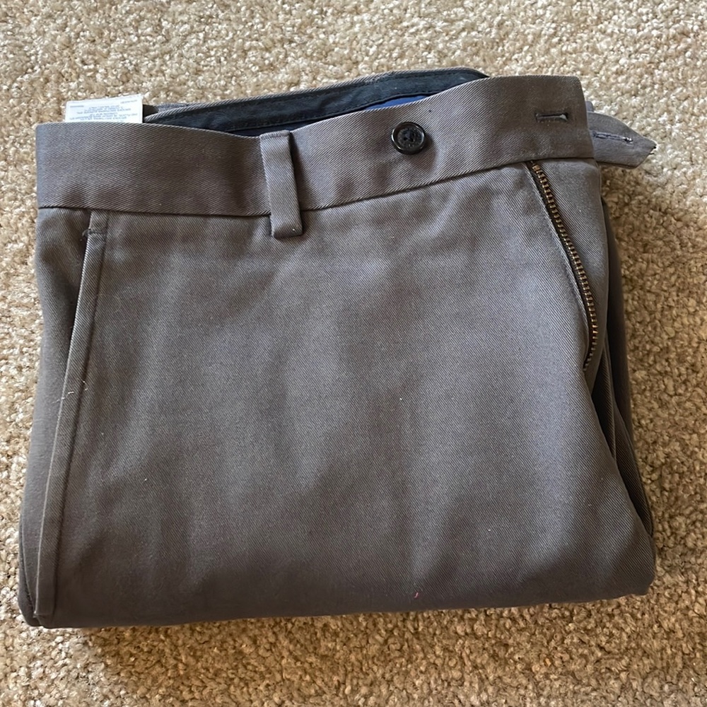 Brooks Brother 32x32 Grey Dress Pants